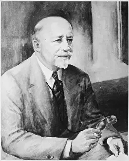 Social Justice Prints: A portrait of W.E.B. DuBois, the influential African American civil rights leader and scholar