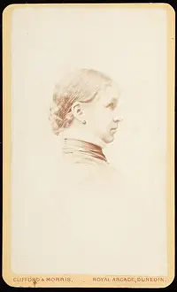 Portrait of a woman, 1875-1880, Dunedin, by Clifford, Morris and Co