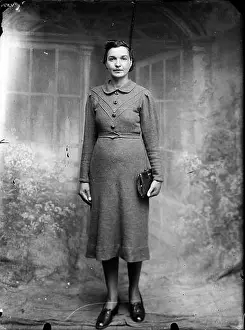 Traditional Attire Prints: A portrait of a woman from the Costica Acsinte Archive