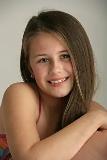 Camera Prints: Portrait of a ten year old girl