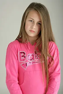 Camera Prints: Portrait of ten year old girl