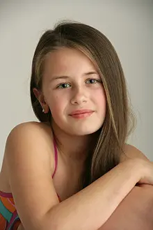 Pre Adolescent Prints: Portrait of a ten year old girl