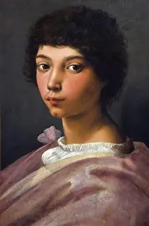 Rafael Prints: Portrait of a Young Man 1518 Raffaello de Urbino