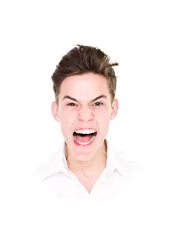Human Face Prints: Portrait of a young man