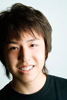 Satisfied Prints: Portrait of a young man smiling