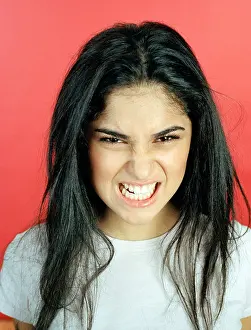 Lose Prints: portrait of a young temperamental woman