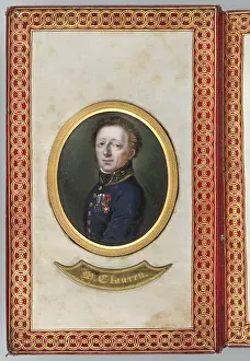 Karl Prints: Portret pisarza Henricha Clauren'a (1771-1854)
