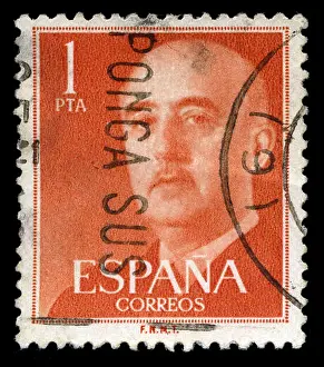 Bald Prints: Postage stamps from Spain in the General Franco (V) 1955-1975 series issued in 1955