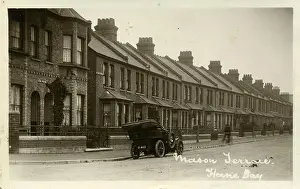Customs Prints: Postcard photo of Mason Terrace