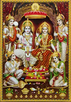 Art And Craft Prints: Poster of Indian god