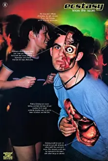 Young Male Prints: Poster from the National Drugs Helpline's 1998 Know the Score drug awareness campaign