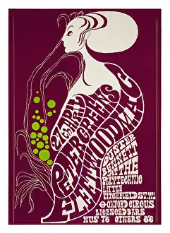 Nostalgic Prints: Poster for Peter Green's Fleetwood Mac at the London Polytechnic in 1967