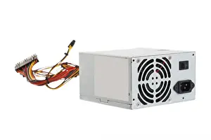 Computer Technology Prints: Power supply box for PC Computer