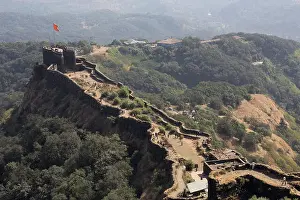 Maratha Prints: Pratapgad Fort 1656 CE Maharashtra India