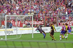 Dresden Prints: A pre-season friendly between Dynamo Dresden and Bayern Munich at the Rudolf Harbig Stadion in 1996