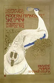 Preisler Jan - Poster for Modern French Art 5th Mánes Association Exhibition - Czech Republic