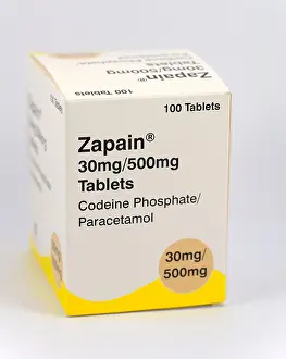 Pills Prints: A prescription box of Zapain Tablets