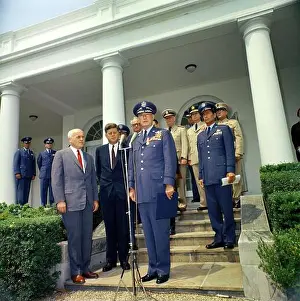 Kennedy Prints: Presentation of the Distinguished Service Medal (DSM) to Gen