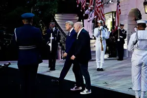 Belt Prints: President Donald J. Trump and First Lady Melania Trump attend UFC Freedom 250
