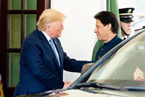 Minister Prints: President Donald Trump welcomes Imran Khan