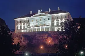 Estonia Prints: Presidential Palace in the Old Town in Tallinn, Estonia