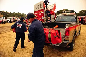 Carmel Prints: The Presidio of Monterey Fire Department Strike Team operated at the Soberanes Fire staging area in Toro Park