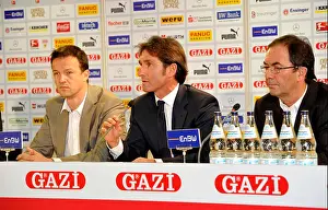 Presents Prints: Press conference, introduction of new VfB Stuttgart football manager
