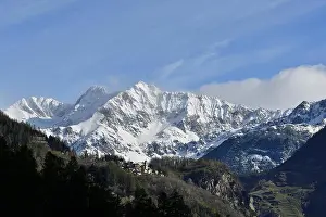 Snowcapped Prints: Primolo is a small group of house in Chiesa in Valmalenco town