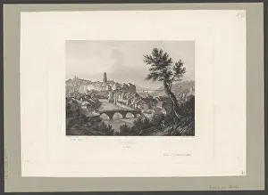 Picturesque View Prints: This print, made between 1850 and 1855 by Anton Winterlin and Johann Jakob Tanner