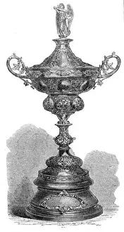 Illustrated London News Prints: Prize Cup for the Dominion National Rifle Association of Canada