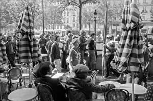 1978 00 00 Prints: A procession of Beziers fans on the occasion of the victory in the rugby club championship