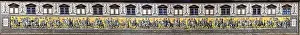 Things Prints: The Procession of Princes (Fürstenzug) in Dresden (Germany) is a larger-than-life image of a cavalcade of riders