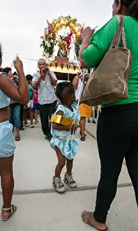 Expressing Prints: Procession of San Sebastián in Yapatera, Piura. Peru. Afro-Peruvian population