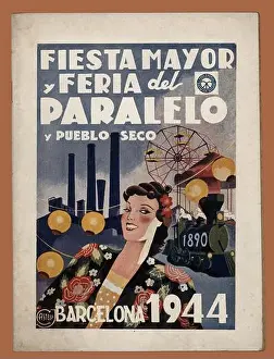Parallel Prints: Programa de la Fiesta mayor y feria del Paralelo y Pueblo seco. Barcelona, año 1944