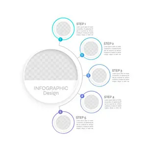 Option Prints: Project management infographic chart design template