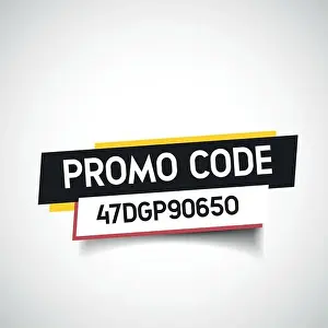 Shop Prints: Promo code, coupon code. Flat vector set design illustration eps 10