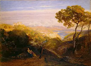 Looking At View Prints: The Prospect, 1864-1881. Artist: Samuel Palmer