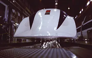 Magnetic Prints: Proto-type Maglev Bullet train Yamanashi Japan