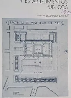PROYECTO DE MINISTERIO DEL AIRE. Location: COLEGIO DE ARQUITECTOS. MADRID. SPAIN