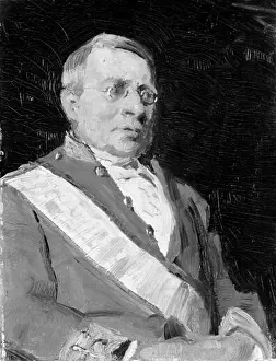 Visual Art Prints: P.S. Krøyer (1851–1909) painted a formal portrait of Wilhelm Sponneck