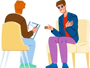 Counseling Prints: psychology mental health therapy vector