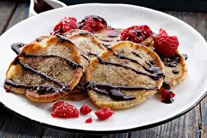 Raspberry Prints: Pudding cakes with chocolate