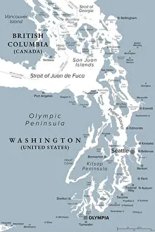 Lowlands Prints: Puget Sound region, U.S. state of Washington