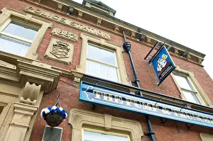 Police Station Prints: The Pump and Truncheon pub and former police station in Bamber Bridge
