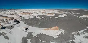 4x4 Off Road Prints: PUNA - Campo de Piedra Pomez, a bizarre but beautiful landscape in the Argentinian highlands with a field of pumice