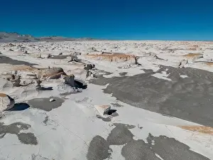 4x4 Off Road Prints: PUNA - Campo de Piedra Pomez, a bizarre but beautiful landscape in the Argentinian highlands with a field of pumice
