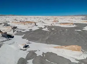 PUNA - Campo de Piedra Pomez, a bizarre but beautiful landscape in the Argentinian highlands with a field of pumice