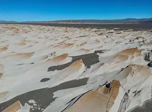 4x4 Off Road Prints: PUNA - Campo de Piedra Pomez, a bizarre but beautiful landscape in the Argentinian highlands with a field of pumice