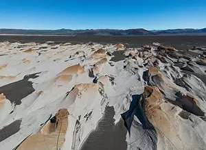 4x4 Off Road Prints: PUNA - Campo de Piedra Pomez, a bizarre but beautiful landscape in the Argentinian highlands with a field of pumice