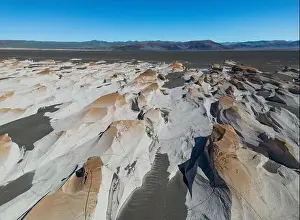 4x4 Off Road Prints: PUNA - Campo de Piedra Pomez, a bizarre but beautiful landscape in the Argentinian highlands with a field of pumice